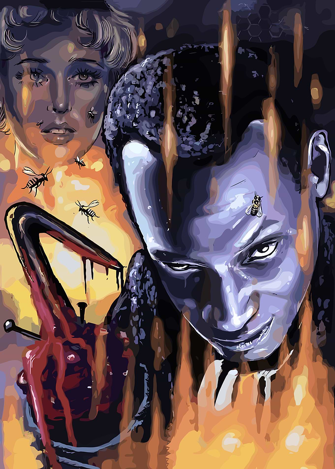 Candyman horror movie fan art