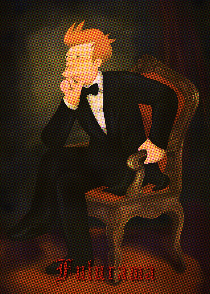 Fry as a Classic Portrait