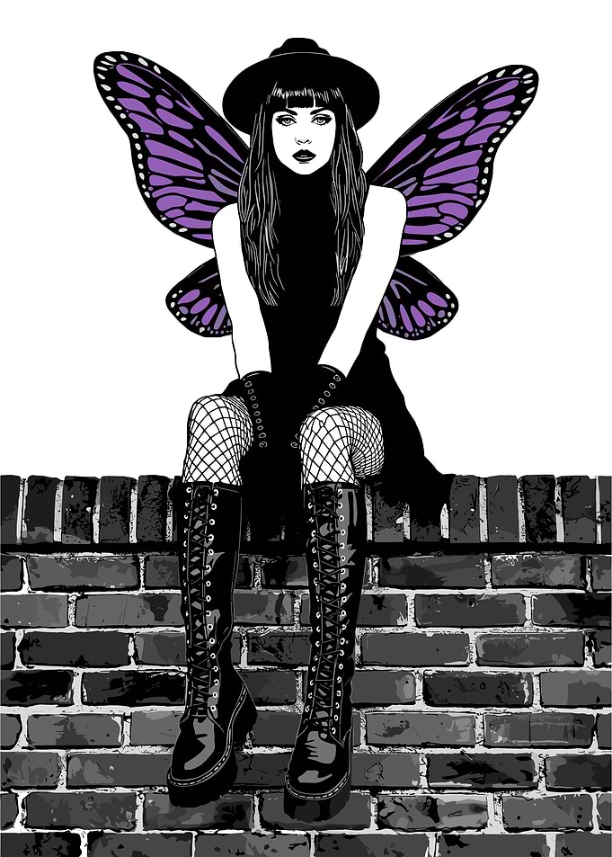 goth fairy