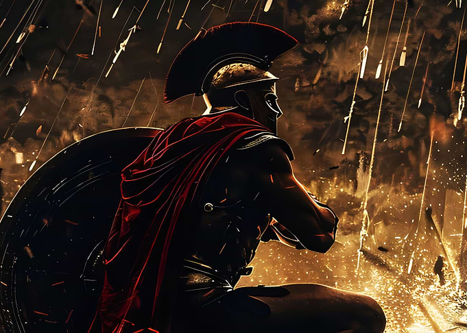 Warrior in Battle