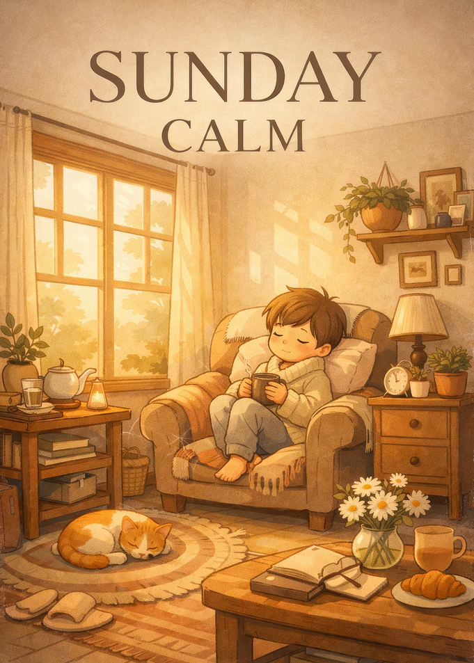 Sunday Calm: Cozy Indoor Scene