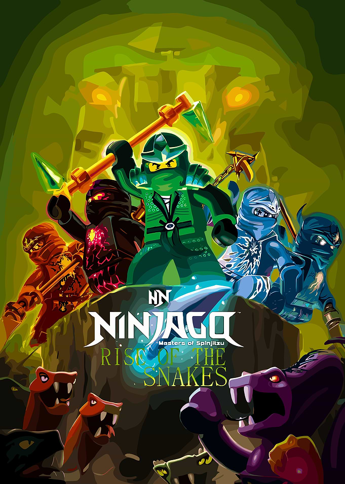 Ninjago Rise of the Snakes Poster
