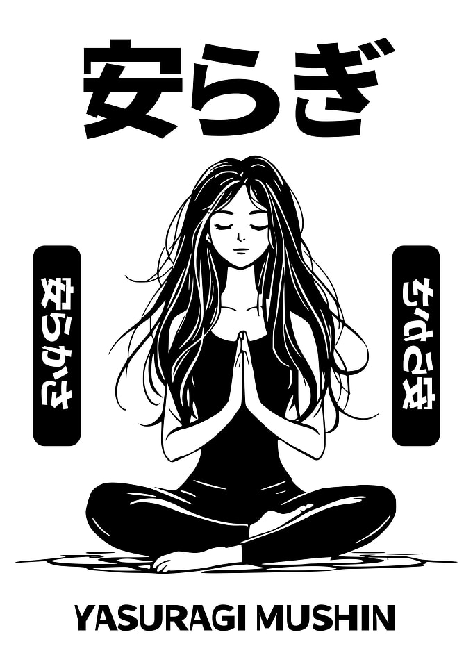 Yasuragi Mushin: Meditating Woman in Black