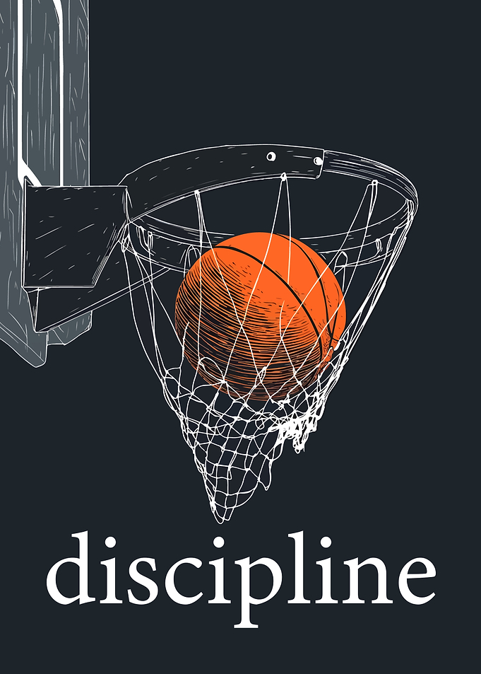 Basketball Discipline Illustration