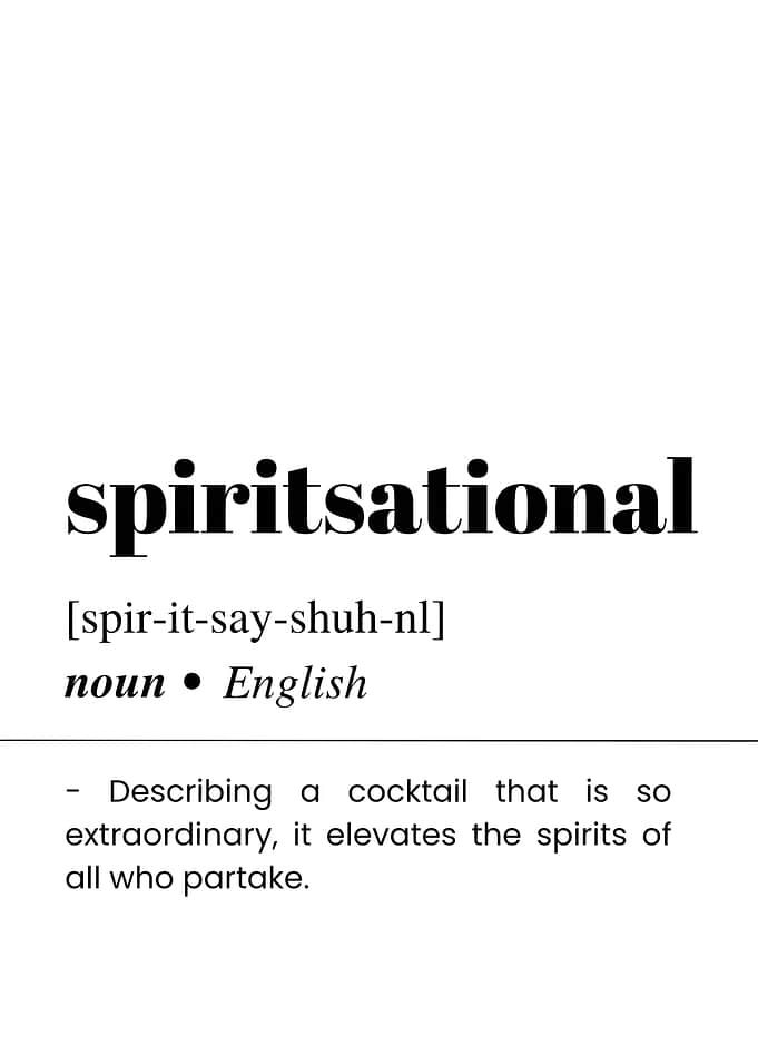 Spiritsational Definition Text Art