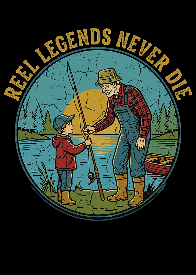 Reel Legends Never Die Fishing Scene