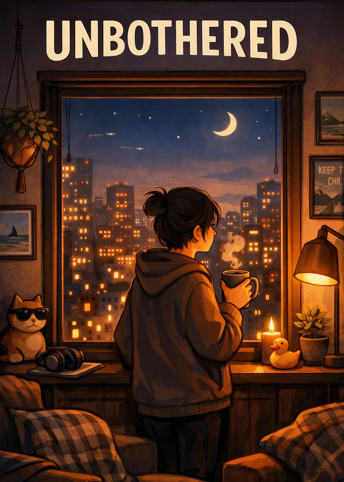 Unbothered: Cozy Night City View