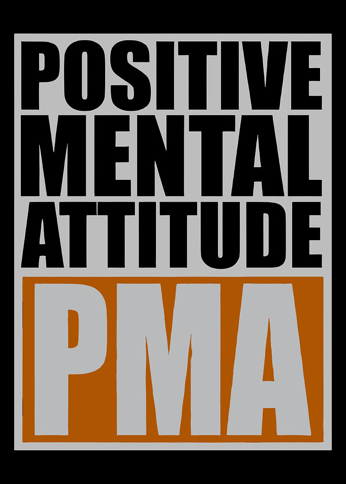 Positive Mental Attitude PMA Graphic