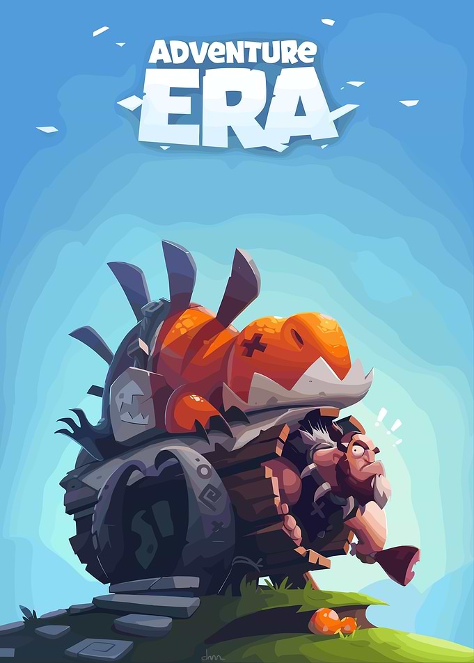 Adventure Era Cartoon Illustration