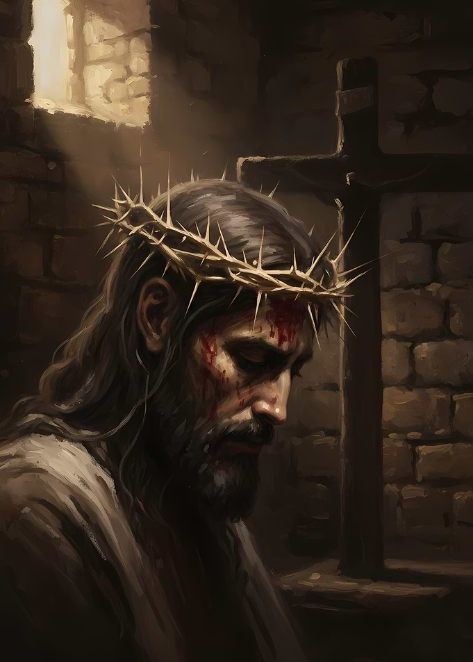 Jesus Christ with Crown of Thorns