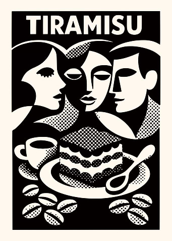 Tiramisu Dessert Poster