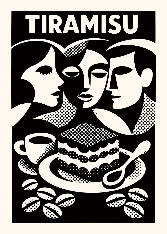 Tiramisu Dessert Poster