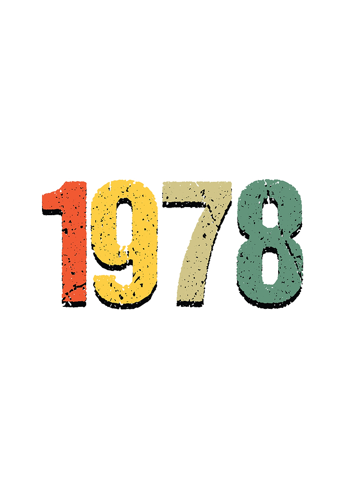1978 Retro Year Design