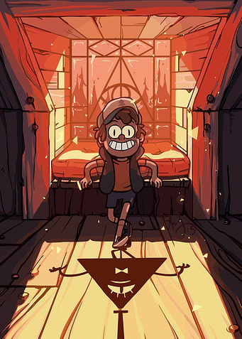 Dipper Pines in the Mystery Shack