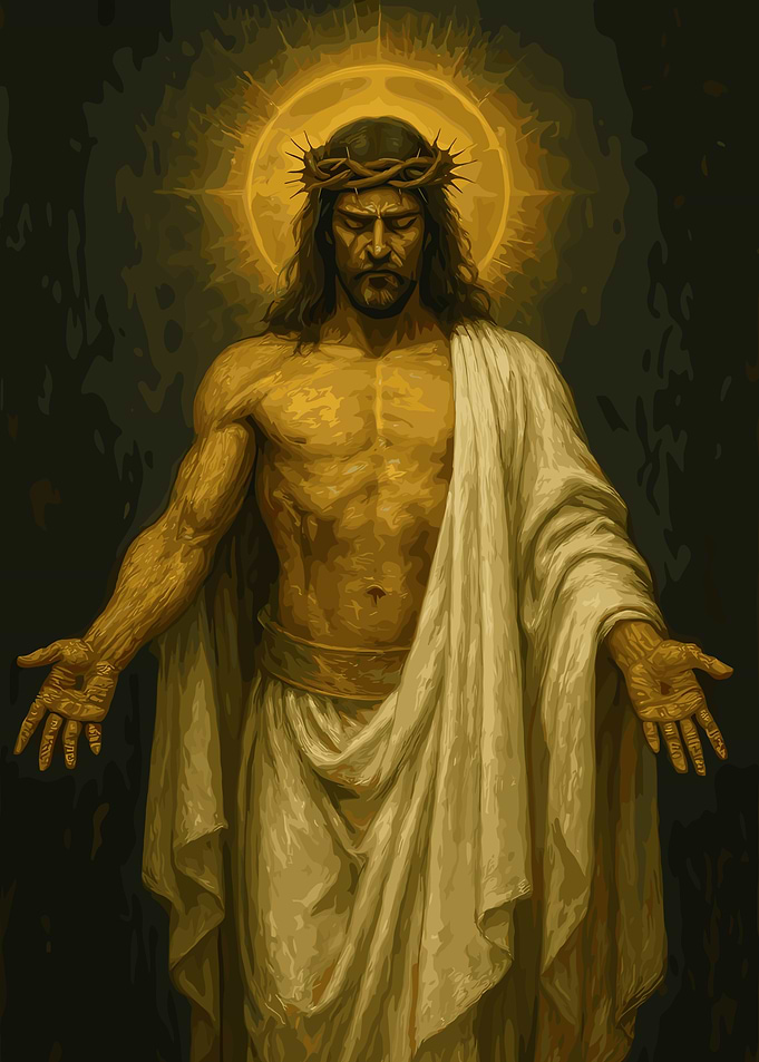 Jesus Christ with Crown of Thorns
