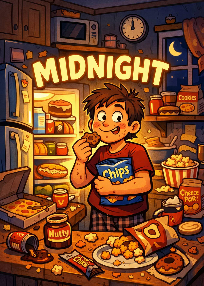 Midnight Snack Cartoon