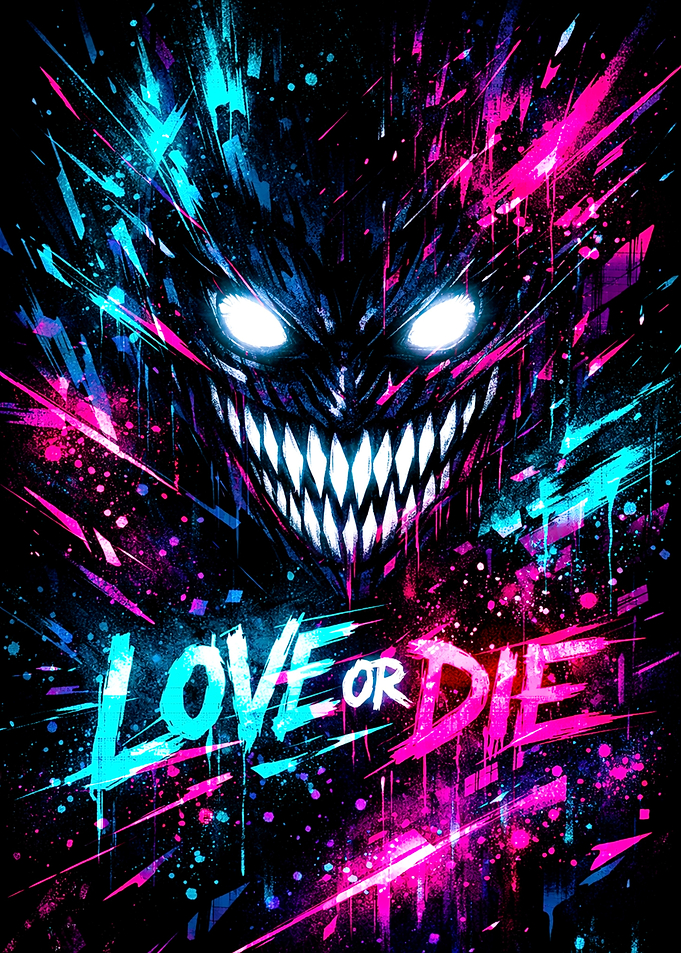 Love or Die - Abstract Monster
