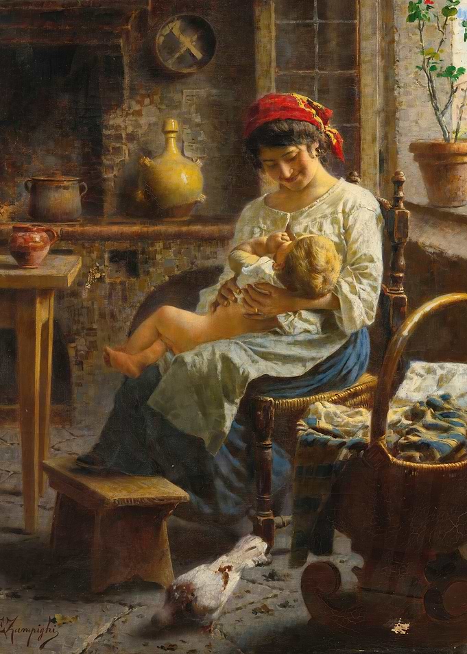 Mother and Child Painting