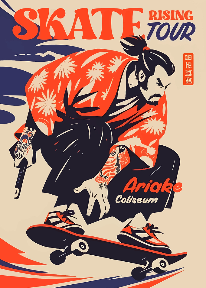 Skate Rising Tour: Samurai Skateboarder