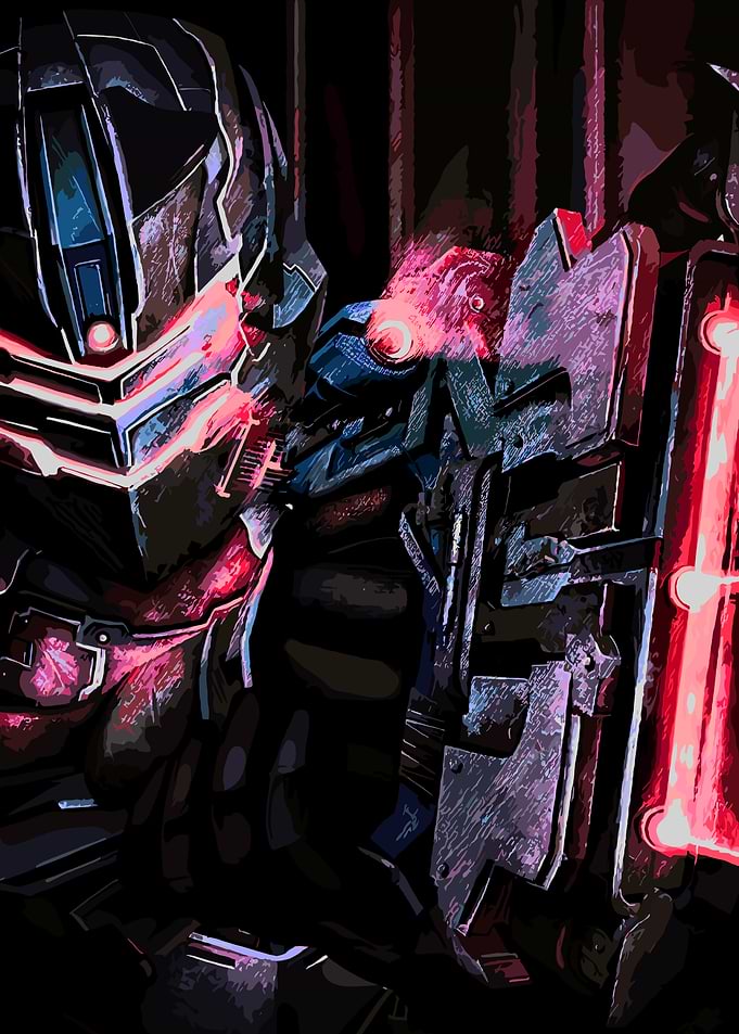 Isaac Clarke in Dead Space
