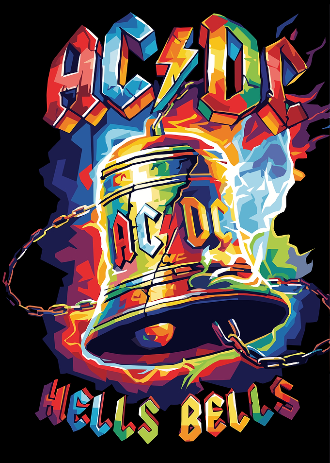 ACDC Hells Bells Pop Art