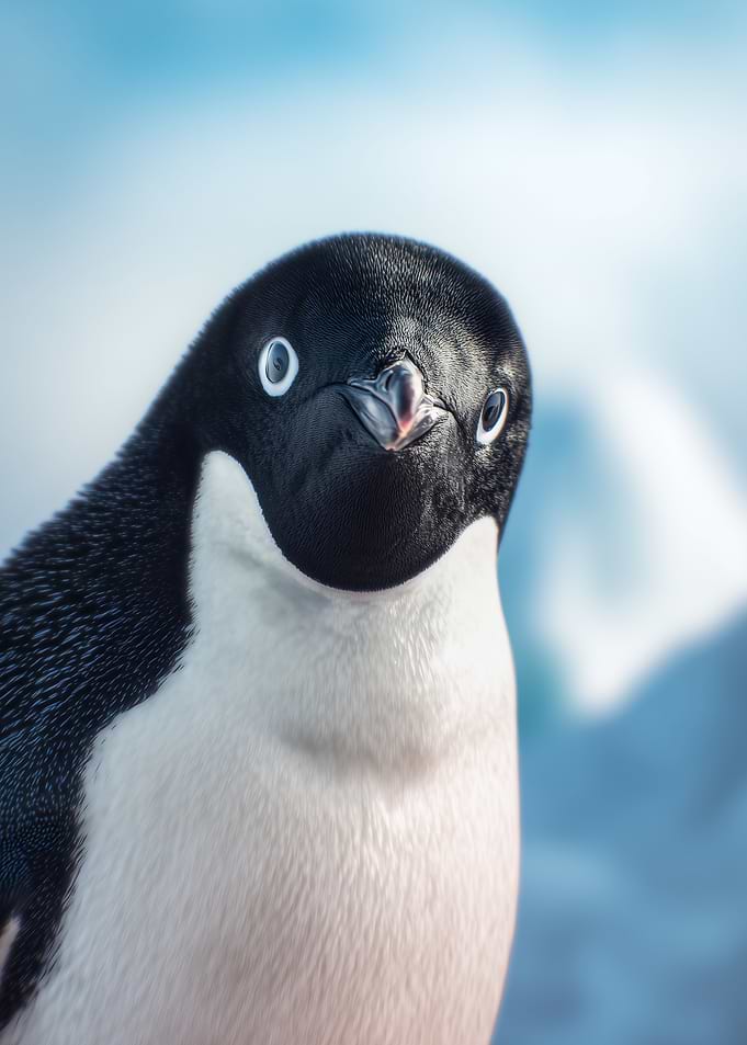 Close-up of an Adelie Penguin