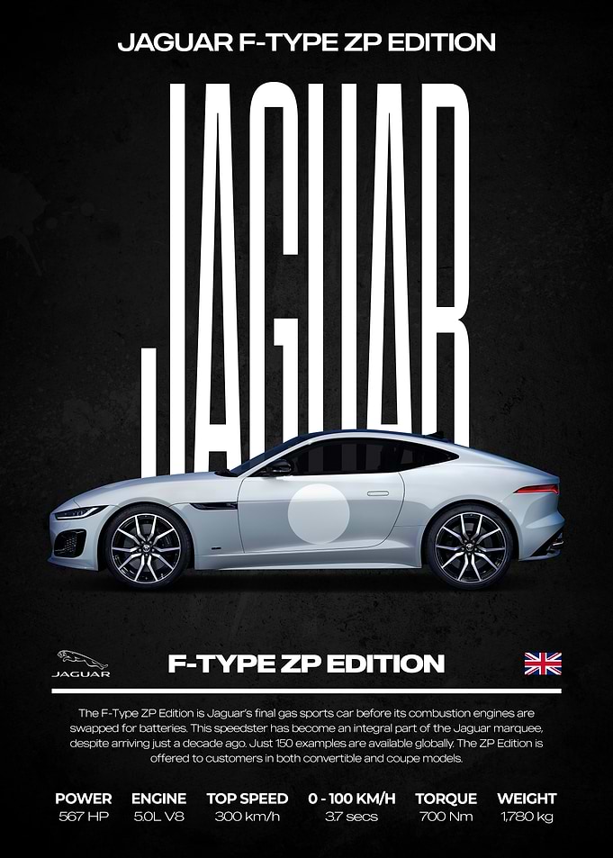 Jaguar F-Type ZP Edition Poster
