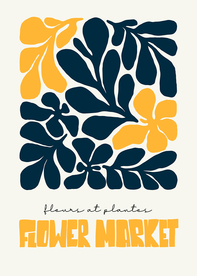 Flower Market Poster