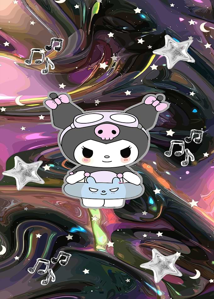 Kuromi in a Cosmic Wonderland