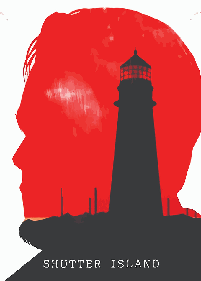 Shutter Island Movie Poster Silhouette