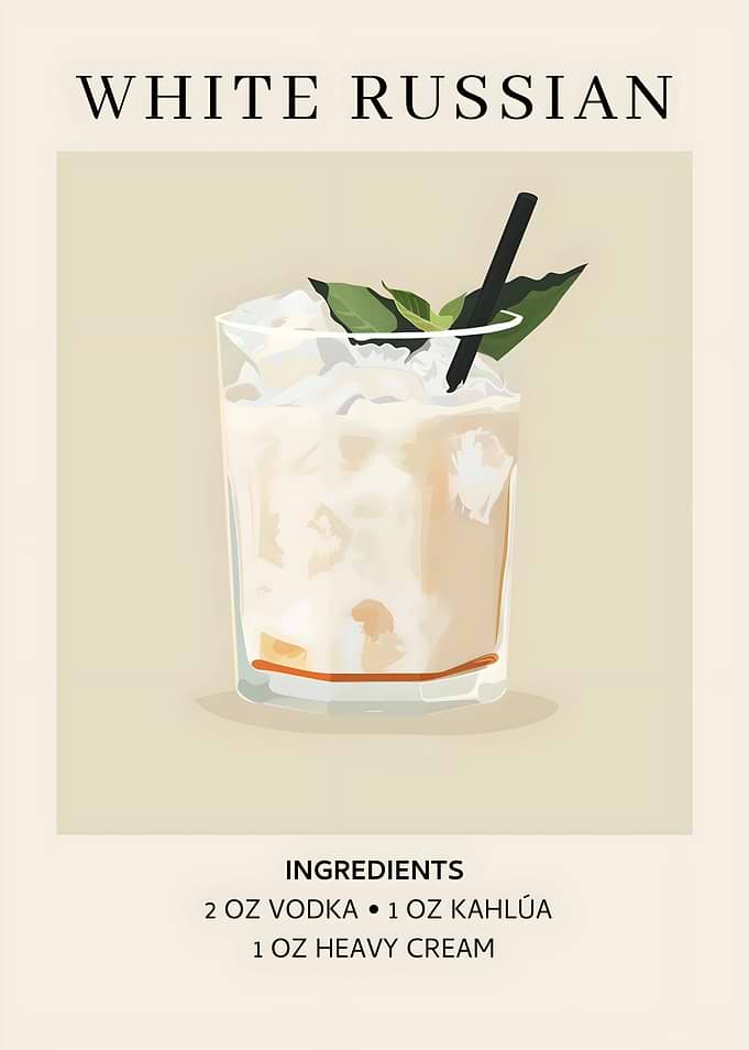 White Russian Cocktail Recipe