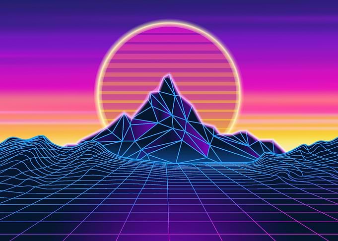 Synthwave Landscape