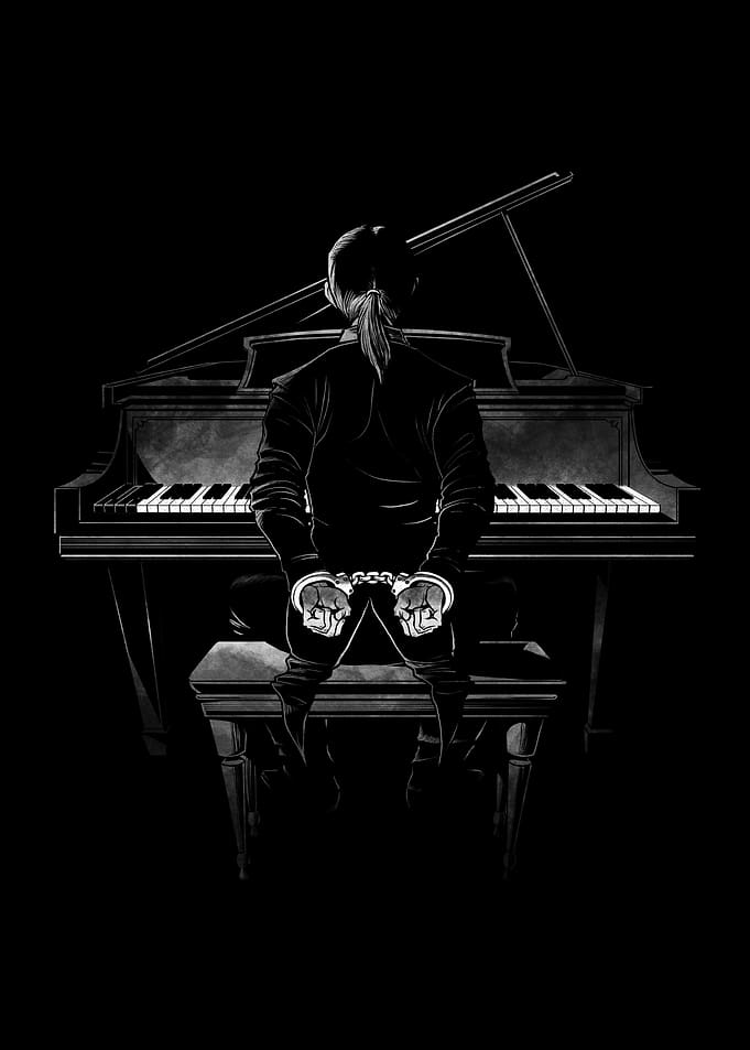 Locked Piano Key