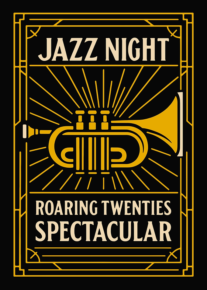 Jazz Night Roaring Twenties Spectacular Poster