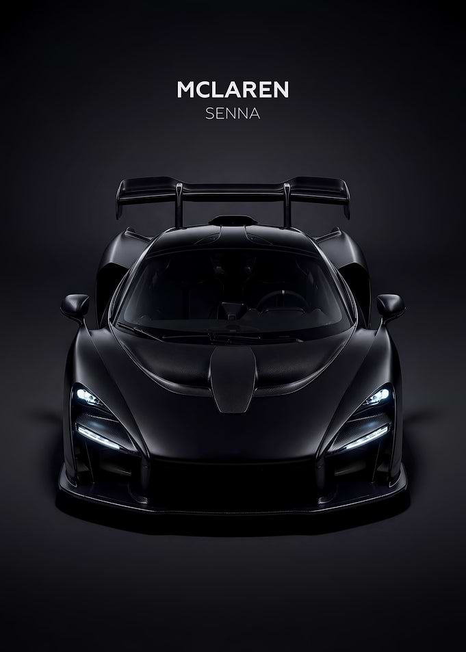 McLaren Senna Black Car