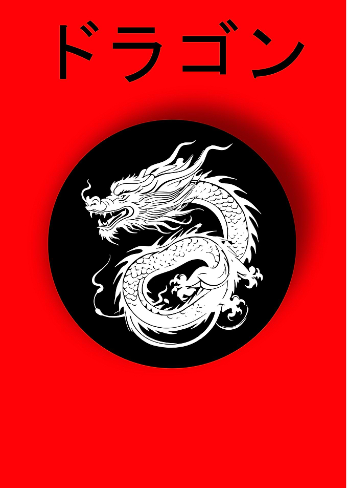 Japanese Dragon Art