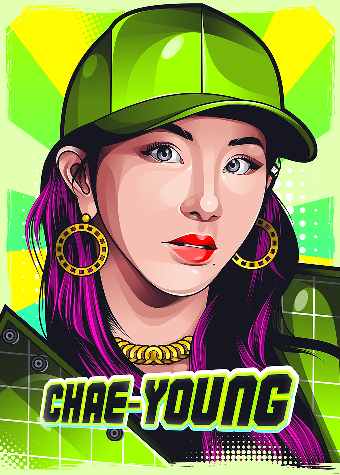 Chae-Young Pop Art Portrait