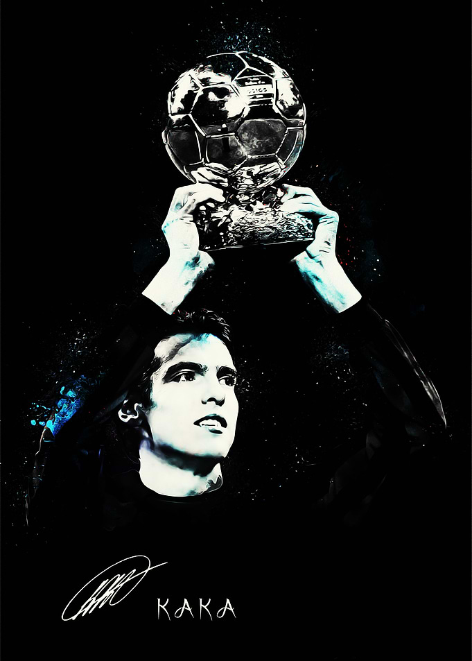 Kaka with Trophy