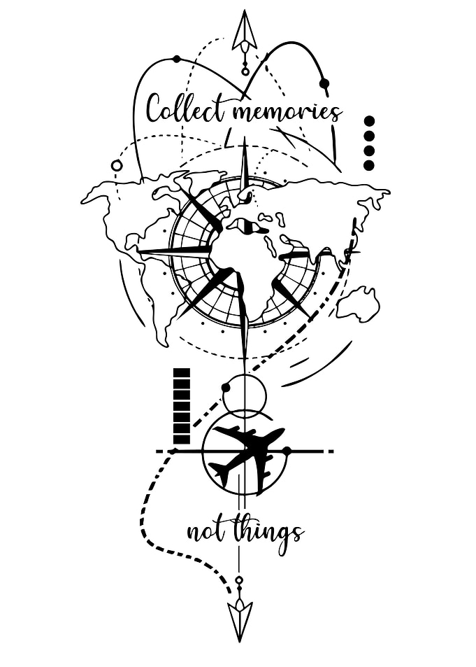 Collect Memories Travel Art