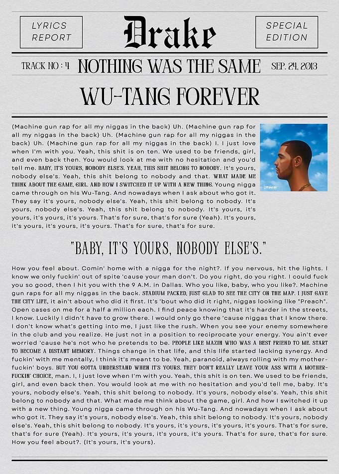 Drake - Wu-Tang Forever
