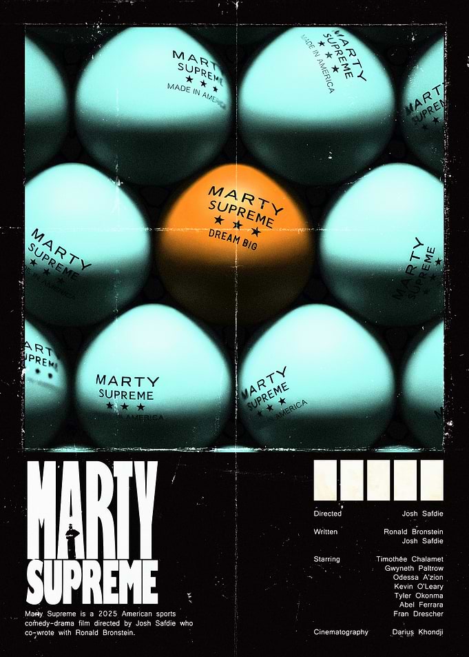 Marty Supreme Movie Poster