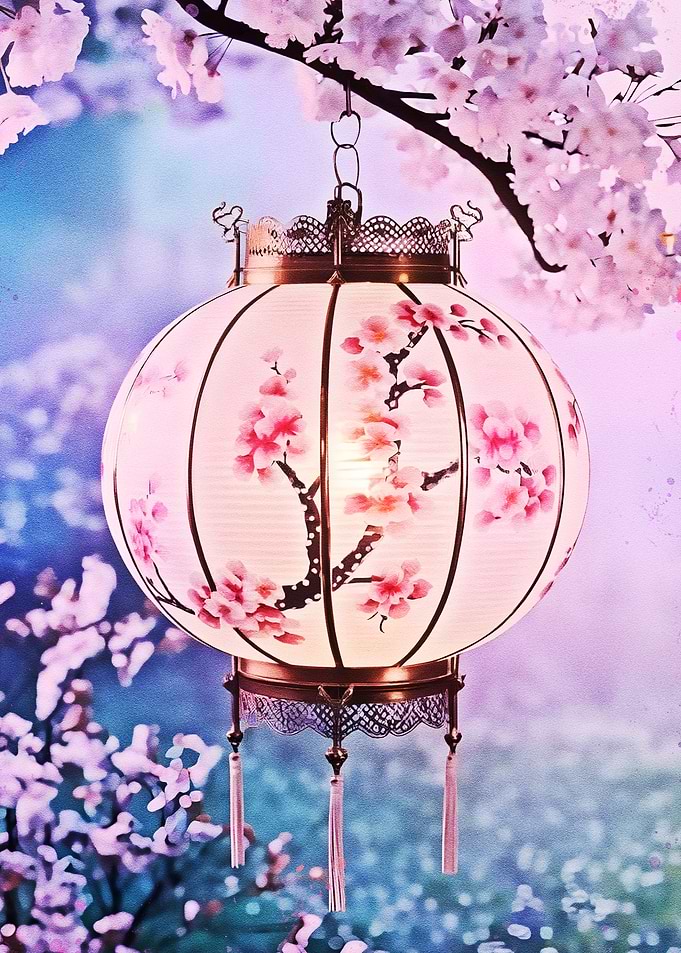 Cherry Blossom Lantern