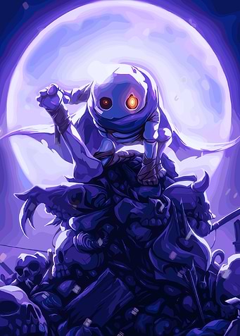 Purple Ninja on Skull Pile