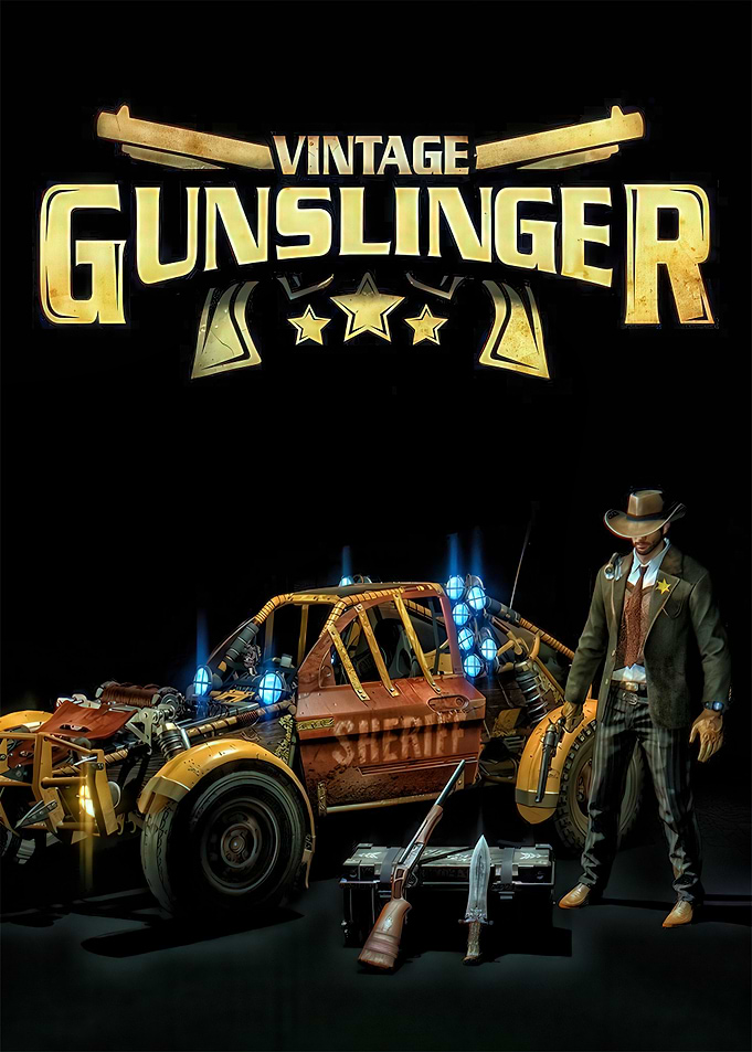 Vintage Gunslinger Game Art