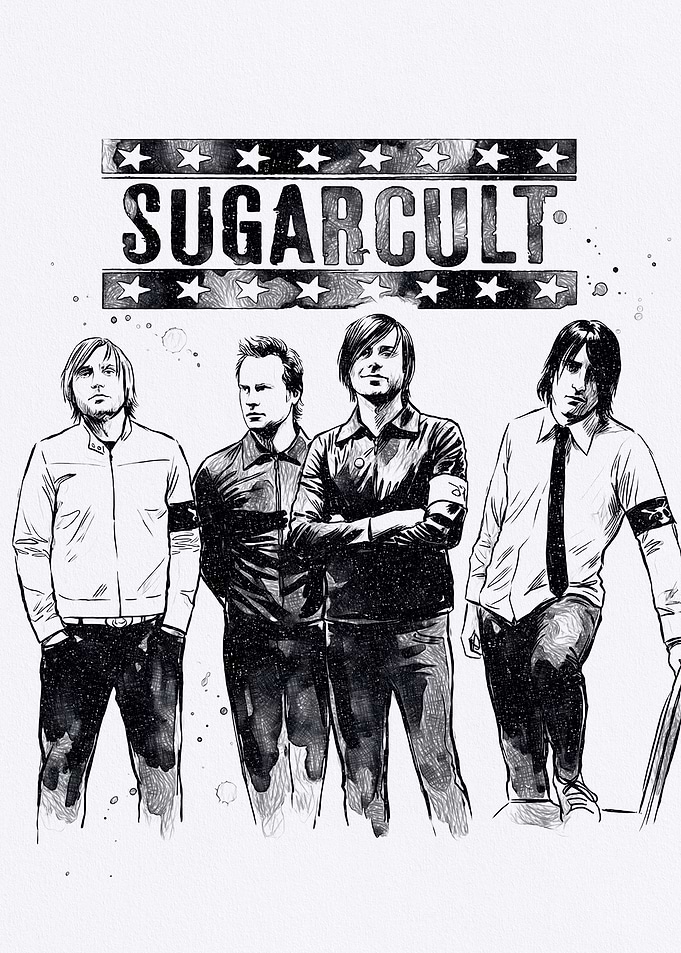 Sugarcult Band Illustration
