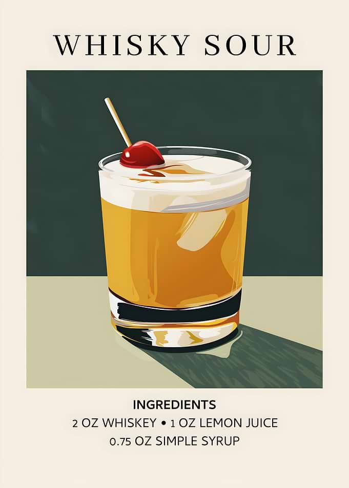 Whisky Sour Cocktail Recipe
