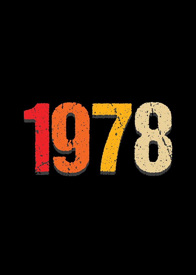 1978 Retro Vintage Birthday Year