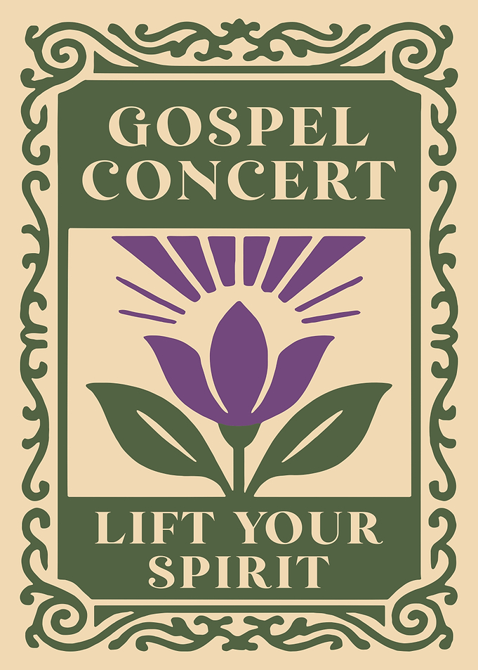 Gospel Concert Poster