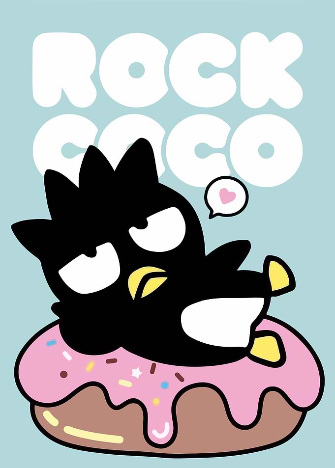 Badtz-Maru on Donut Illustration