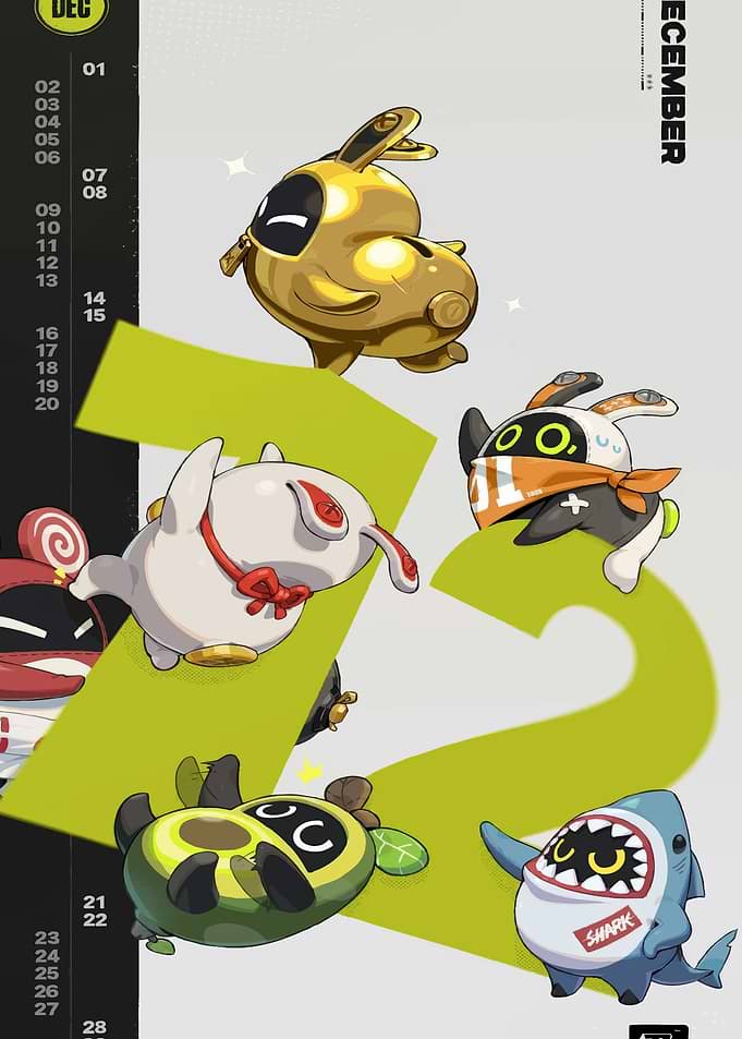 December 2023 Calendar with Zenless Zone Zero